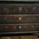 Chinese lacquer chest of drawers decorated with dragon late 19th century
