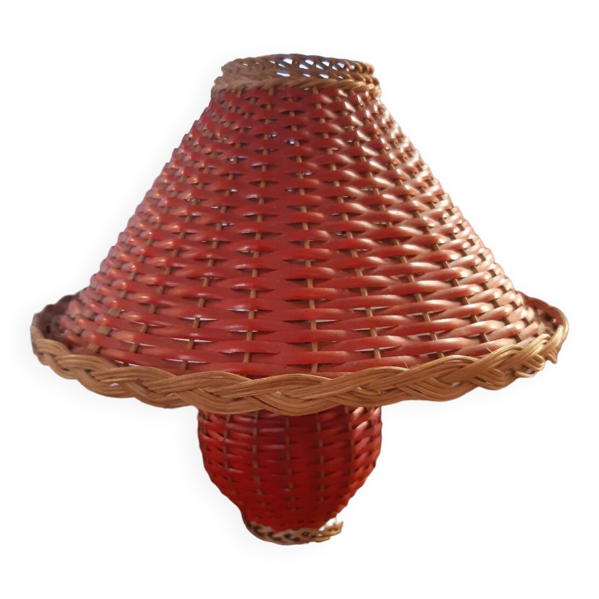 Wicker lamp