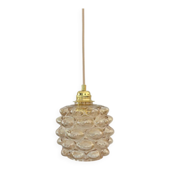 Vintage glass globe portable lamp