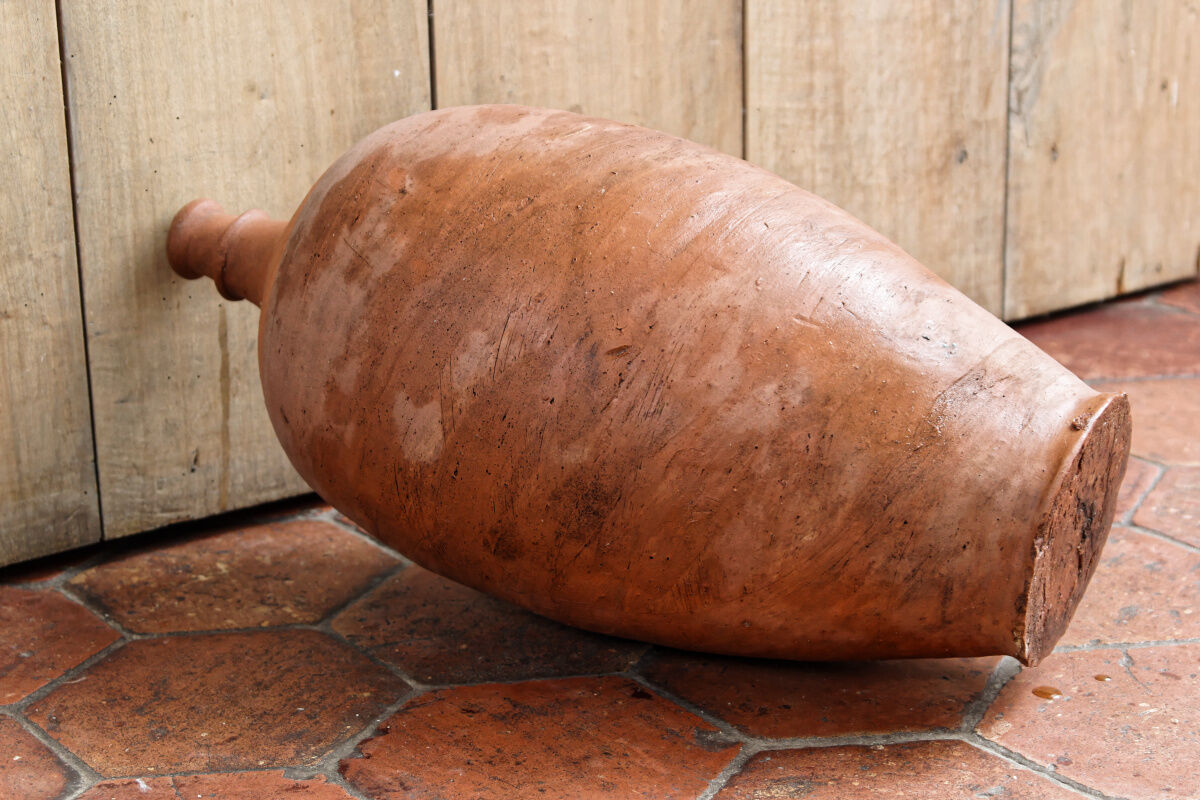 Ancient terracotta jar