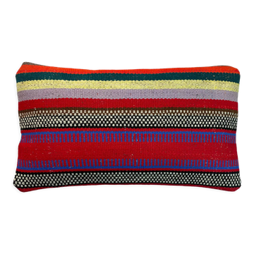 Housse de coussin kilim turc vintage 30x50cm