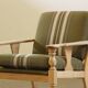 Chaises longues vintage en chêne clair danois à dossier bas, années 1960, ensemble de 2.