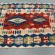 Grand kilim turc vintage 160x112 cm en laine kelim moyen 2519