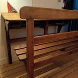 School desk for 2 with bench