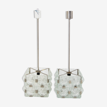 Ensemble de deux suspensions par Kamenicky Senov années 1960