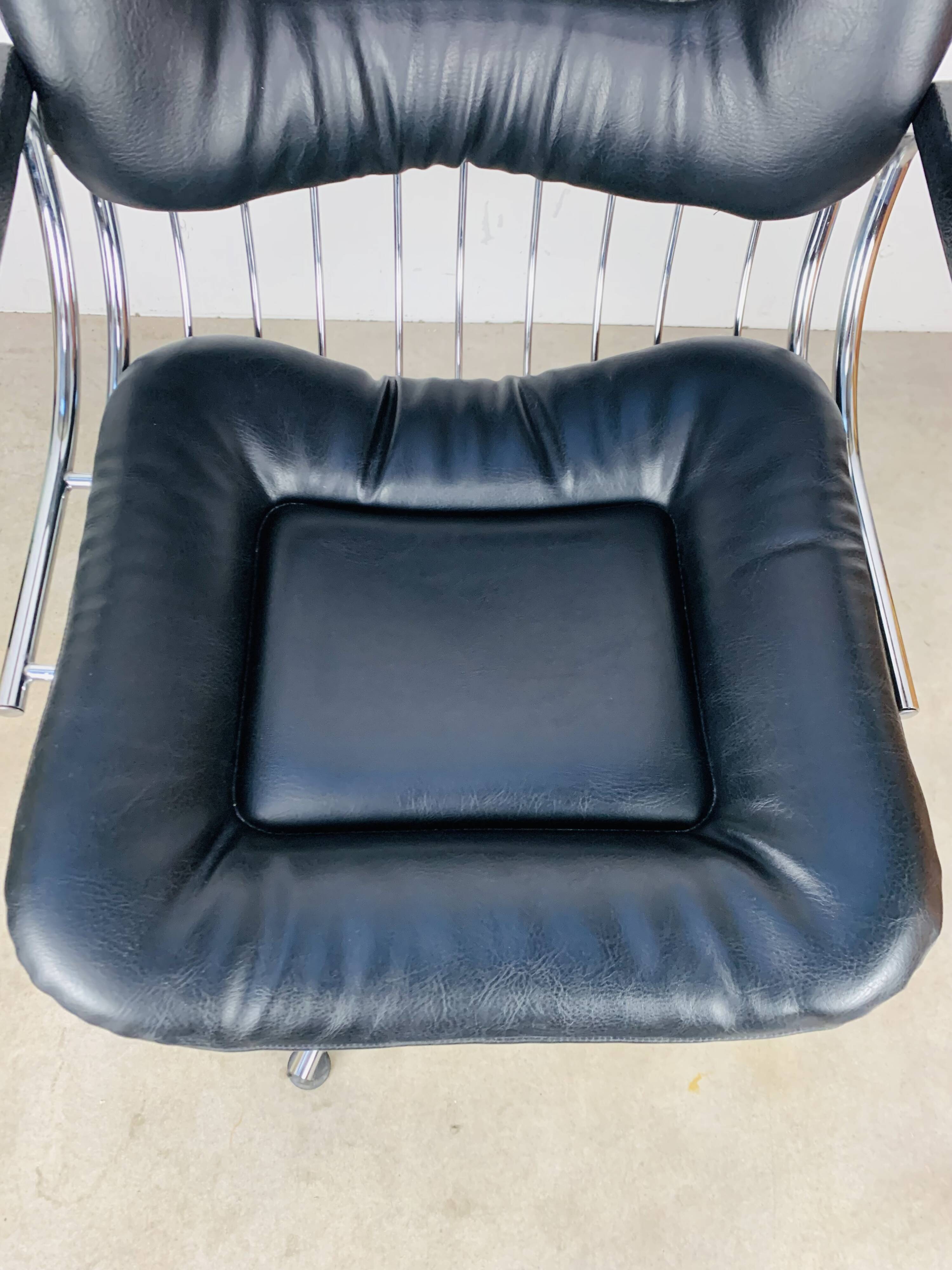 Adjustable and swivel office chair by Gastone Rinaldi