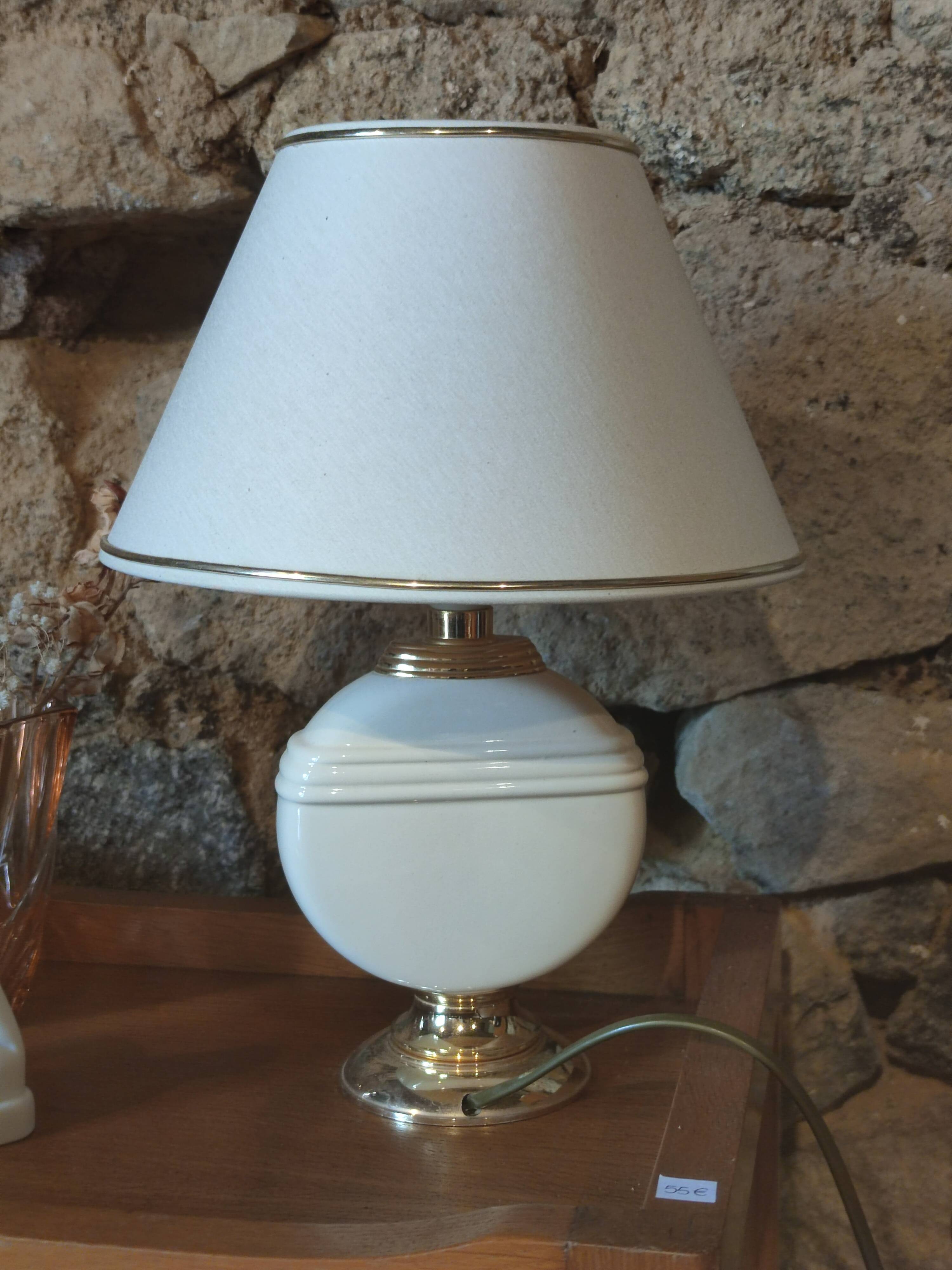 Beige lamp