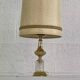 Brass and Crystal D'albret lamp
