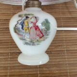 Opaline bedside lamp, vintage.