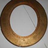 Oval wood frame