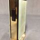 Collector Table Lighter SAROME Vintage Electric Gold Metal & Alabaster Chic