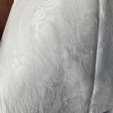 JC damask table embroidered hand 160x144cm