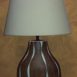 Ceramic lamp + beige shade