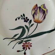 Vintage Longchamp plates – "Tulips" model – 1950s-60s