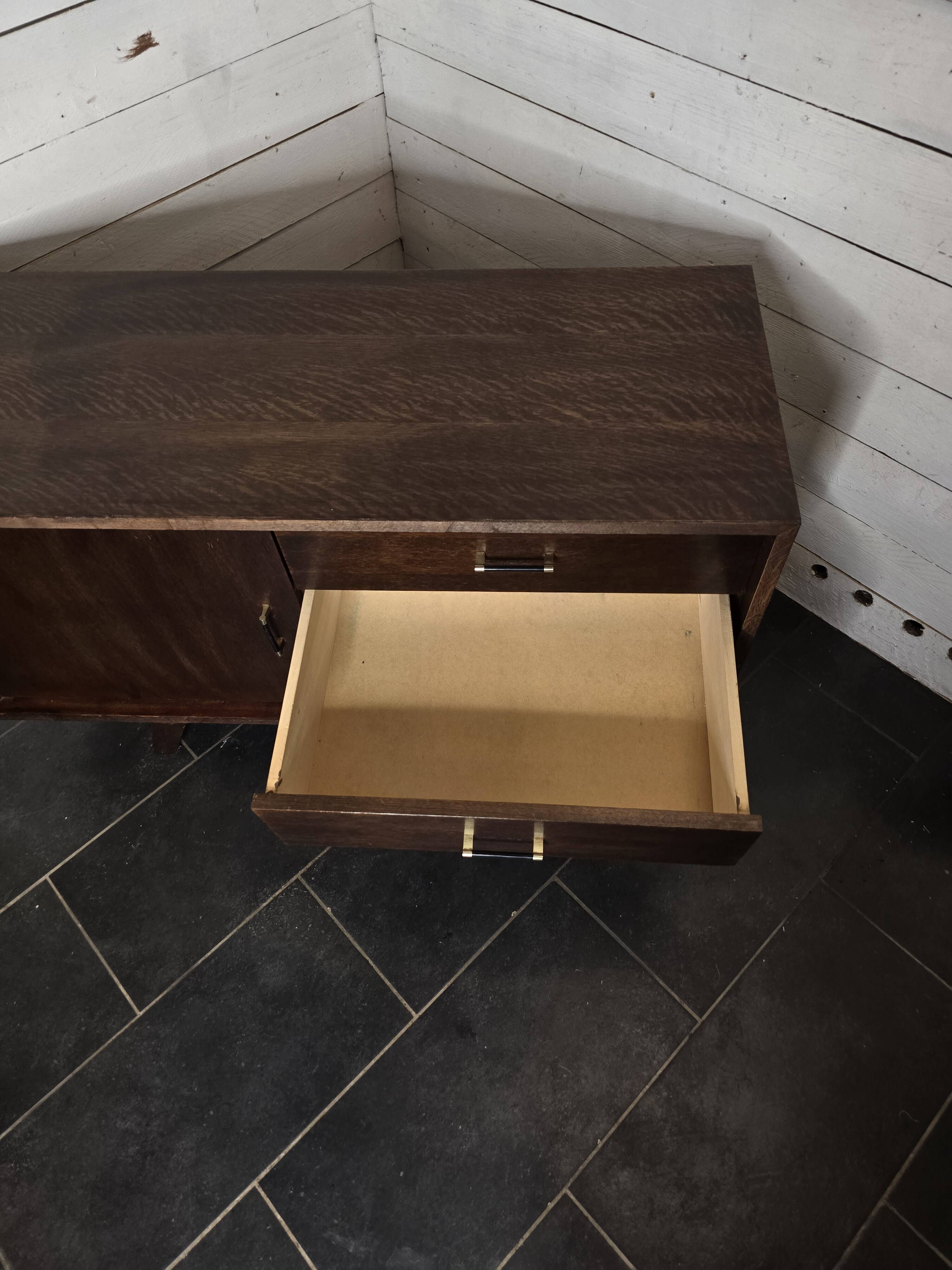 Vintage 60s oak sideboard