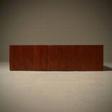 Large Bamboo Coffee Table in the Style of Axel Vervoordt 1980s