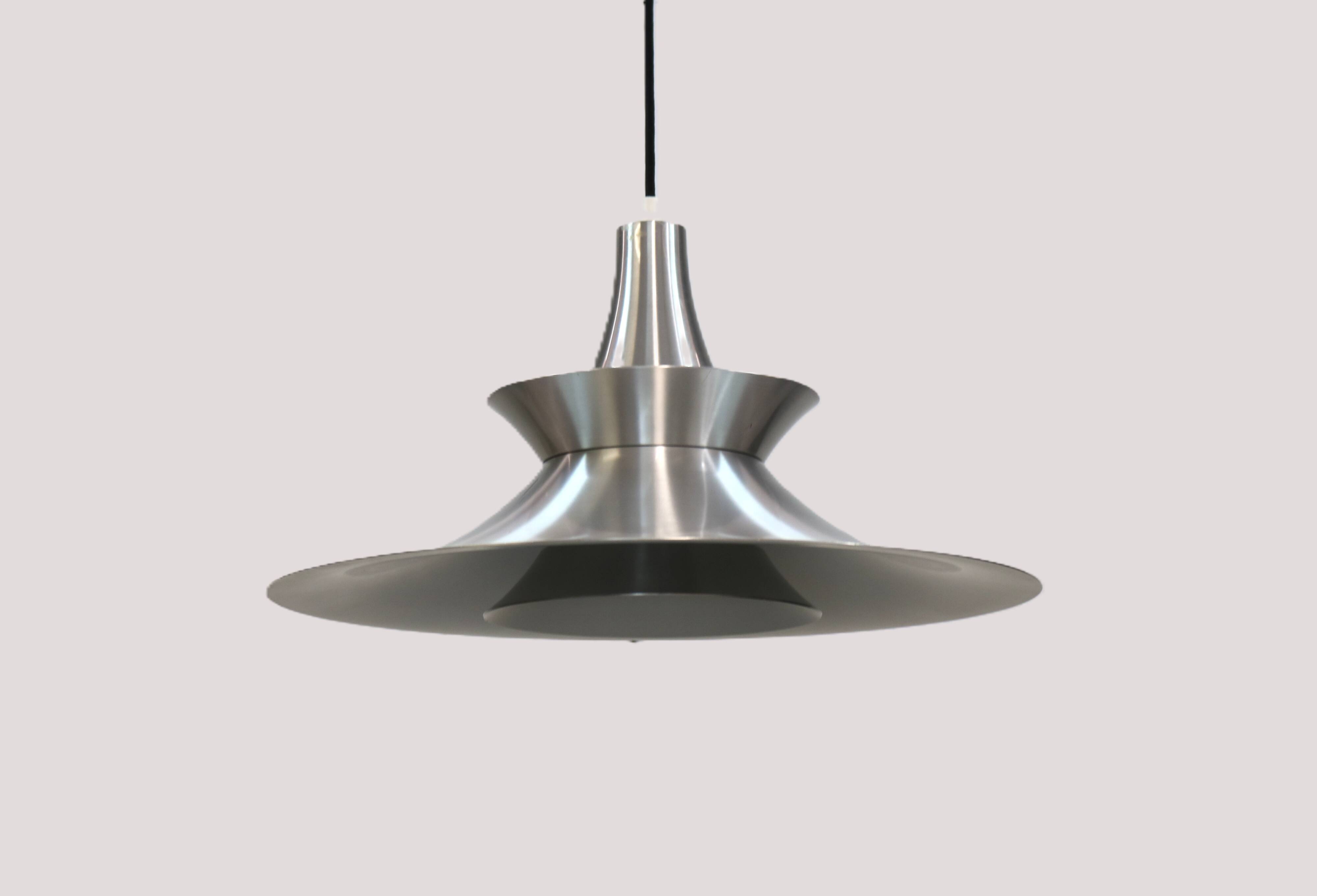 DANISH metallic pendant Lamp | 1970s Lamp | Scandinavian design | Midmod