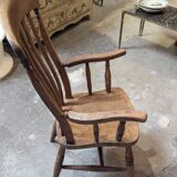 Grand fauteuil en châtaignier