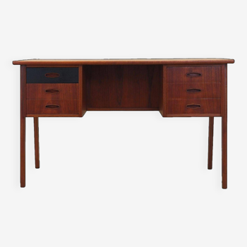 Teak desk, Danish design, 1970s, production: Denmark