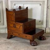 Escalier de bibliothèque Regency, Angleterre vers 1800