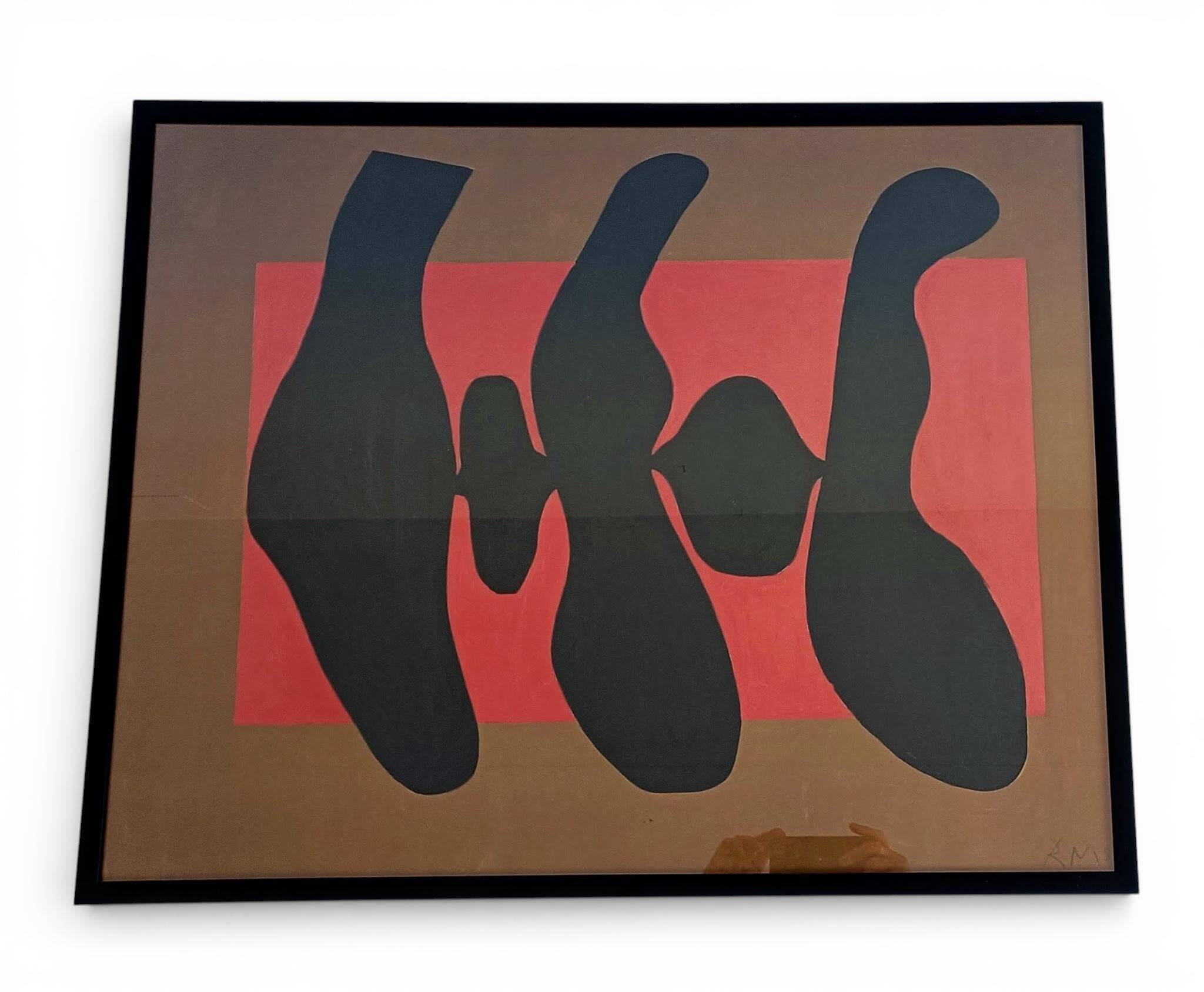 Robert Motherwell (Huile sur toile, The Dance II, 1952), Affiche/Impression, MOMA NY