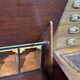 English oak graduated desk from the late 19th century.