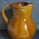 XXL pitcher vintage Provencal pottery from Salernes