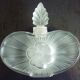 Satin crystal bottle signed Lalique France 1993, model "Clarisse"