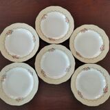 6 assiettes creuses L'Amandinoise