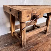 Old small carpenter's workbench from the 1920s.