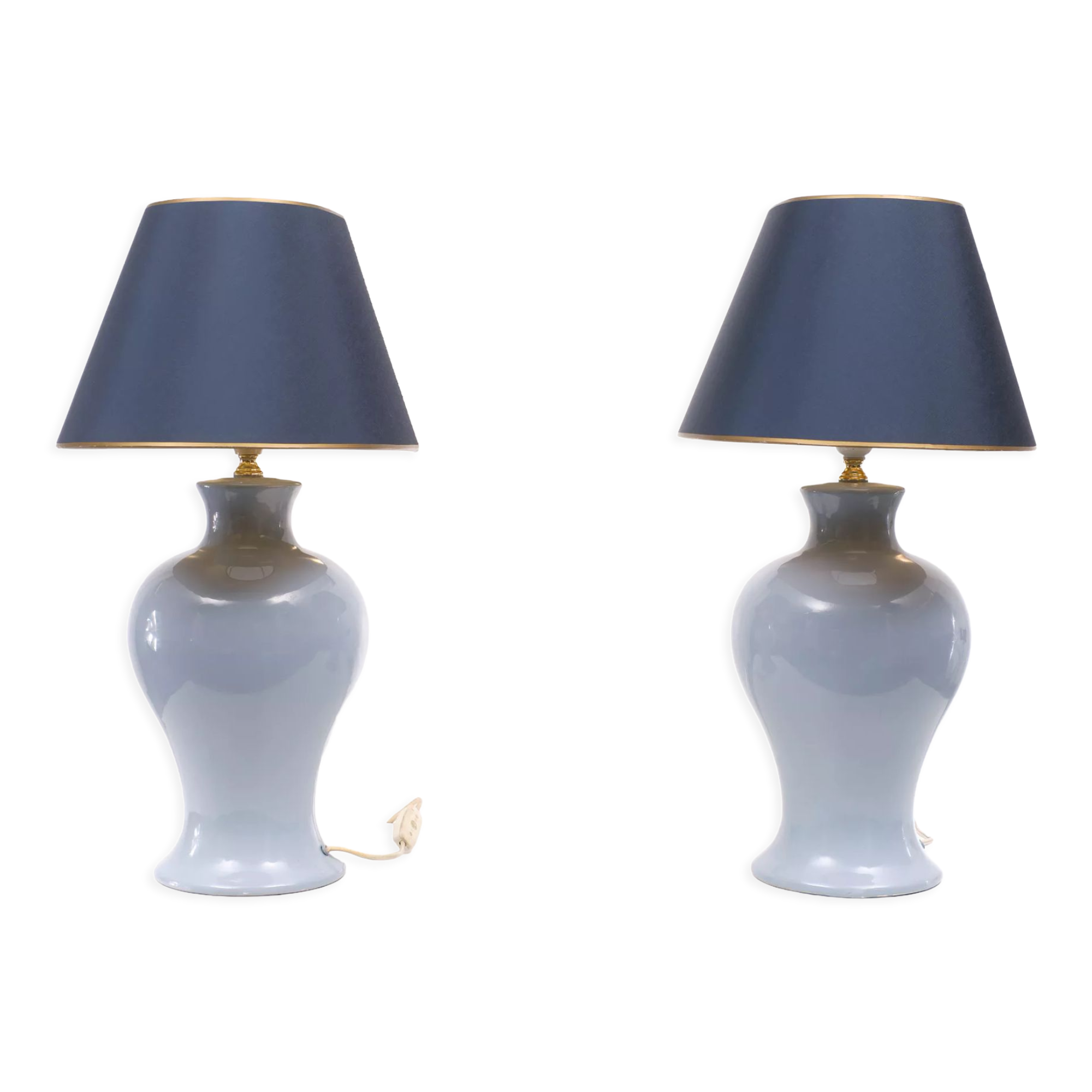 Regency Table Lamps, France, 1975, Set of 2