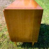 Chest of drawers 3 drawers vintage wood veneer