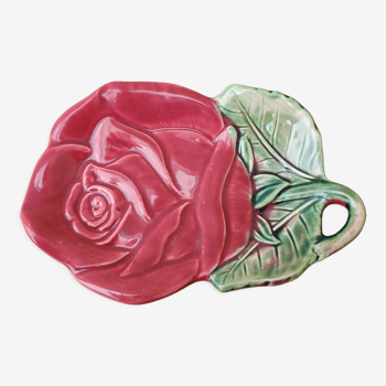 Vide-poche rose en céramique