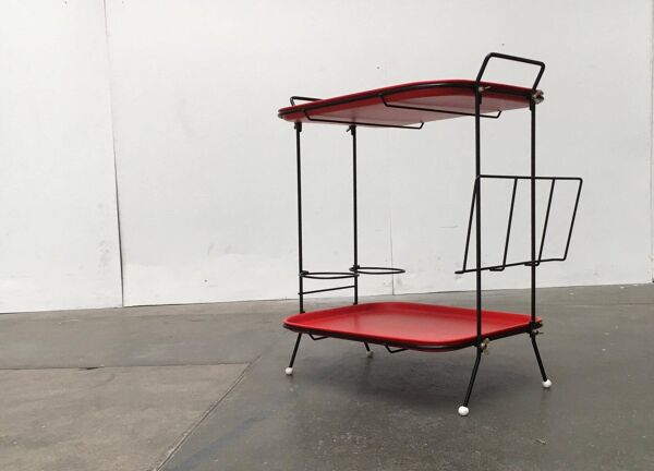 Table d'appoint allemande du milieu du siècle, années 1960