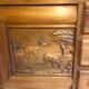 Art deco line-up in 1940s solid oak