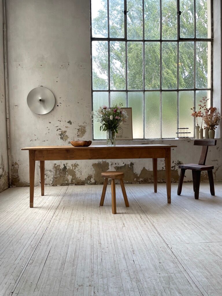 Farm table pine and walnut 2m