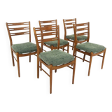 Set of 5 Scandinavian teak chairs "Della", Möbel-IKEA, Ämhult, Sweden, 1960