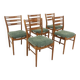 Set de 5 chaises scandinave en teck "Della", Möbel-IKEA, Ämhult, Suède, 1960