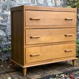 Vintage oak chest of drawers 1960