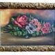 HST, still life with roses and anemone signed and dated 1930