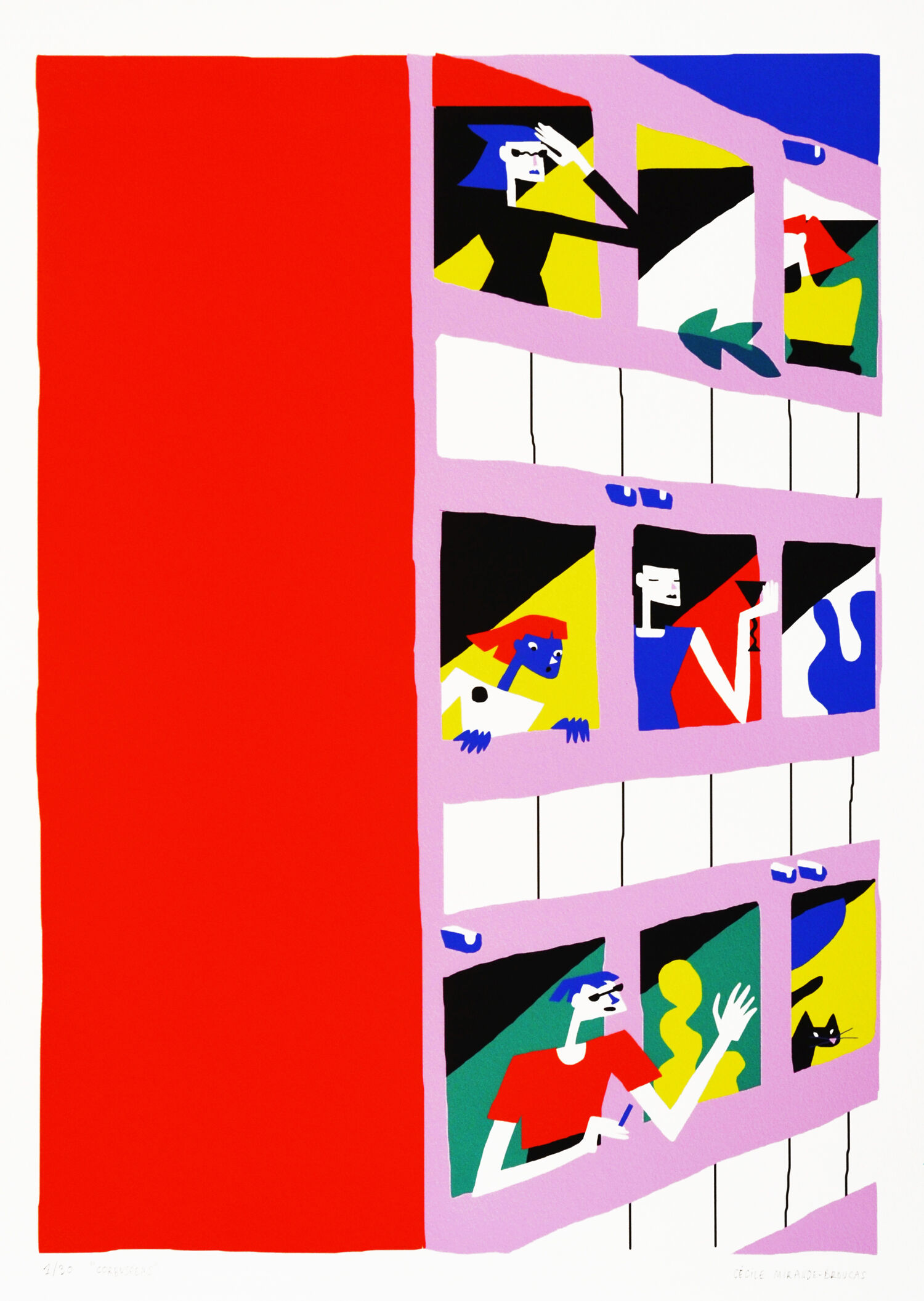 Corbuseans, Art Drawing