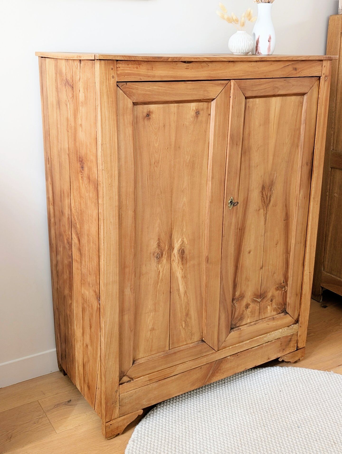 Antique solid wood sideboard