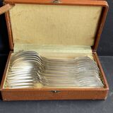 6 spoons and 6 table forks “filet” model – Argental