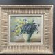 Painting in Oil frame on panel Signed Paget, Vase au Bouquet