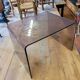 Plexiglas sofa end from the 70s