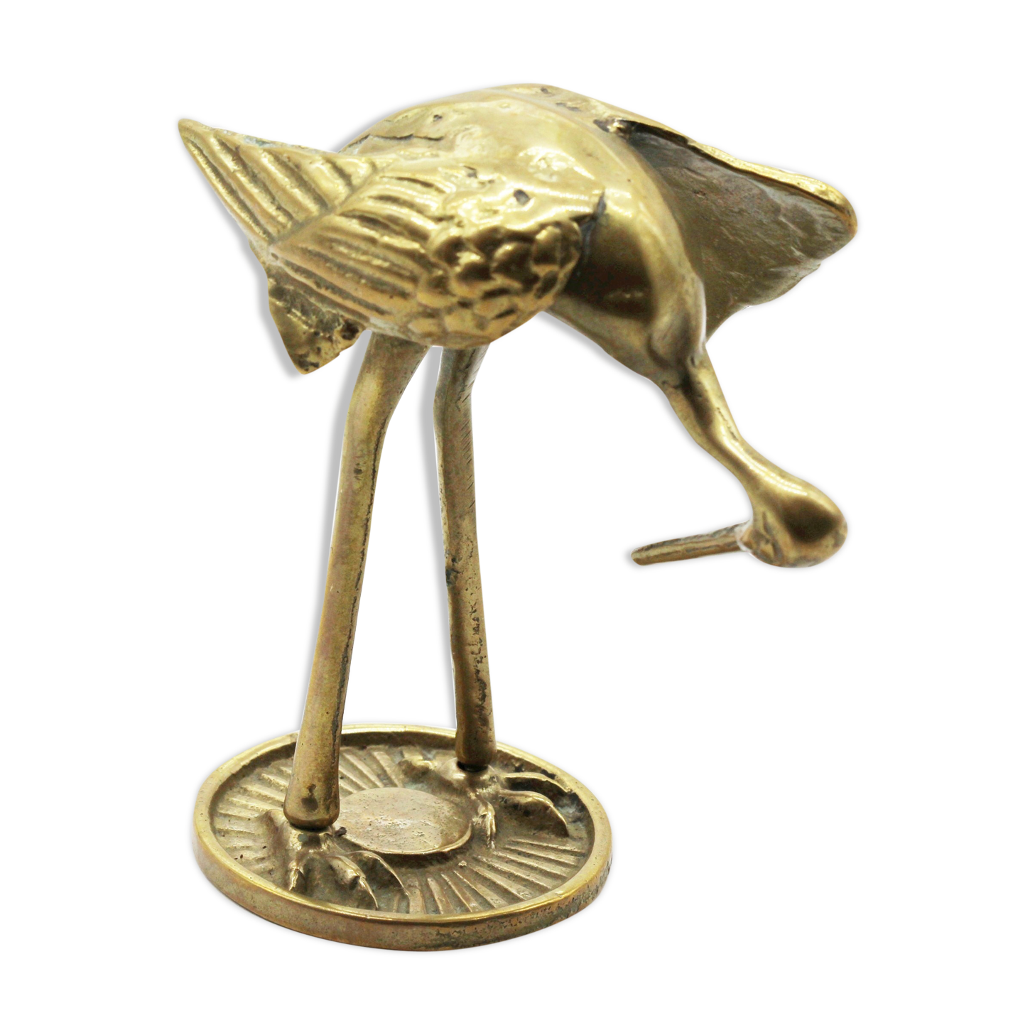 Brass heron