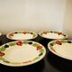 Lot of 6 old soup plates from Nidervillé