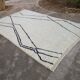 Handmade traditional Beni Ourain Berber rug, size 150 x 250 cm.