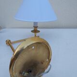 Pair of gilded bronze wall lamps