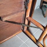 Folding rattan coffee table